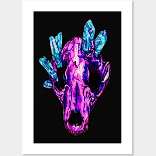 Crystal Skull - Witchy Vibes Posters and Art